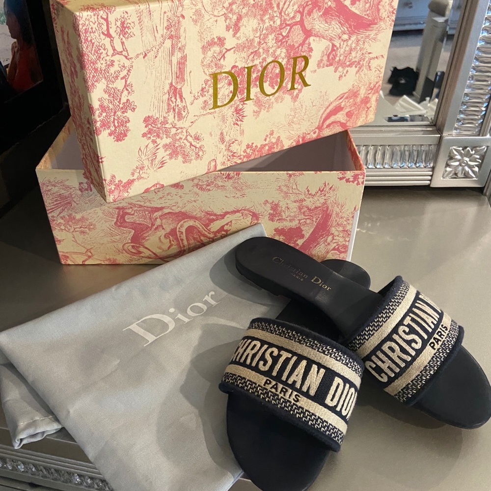 Christian Dior slide sandals